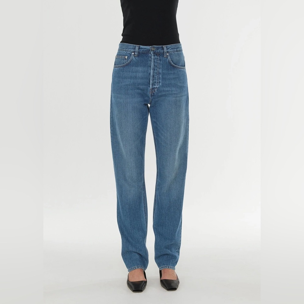 Toteme loose fit denim blue 24